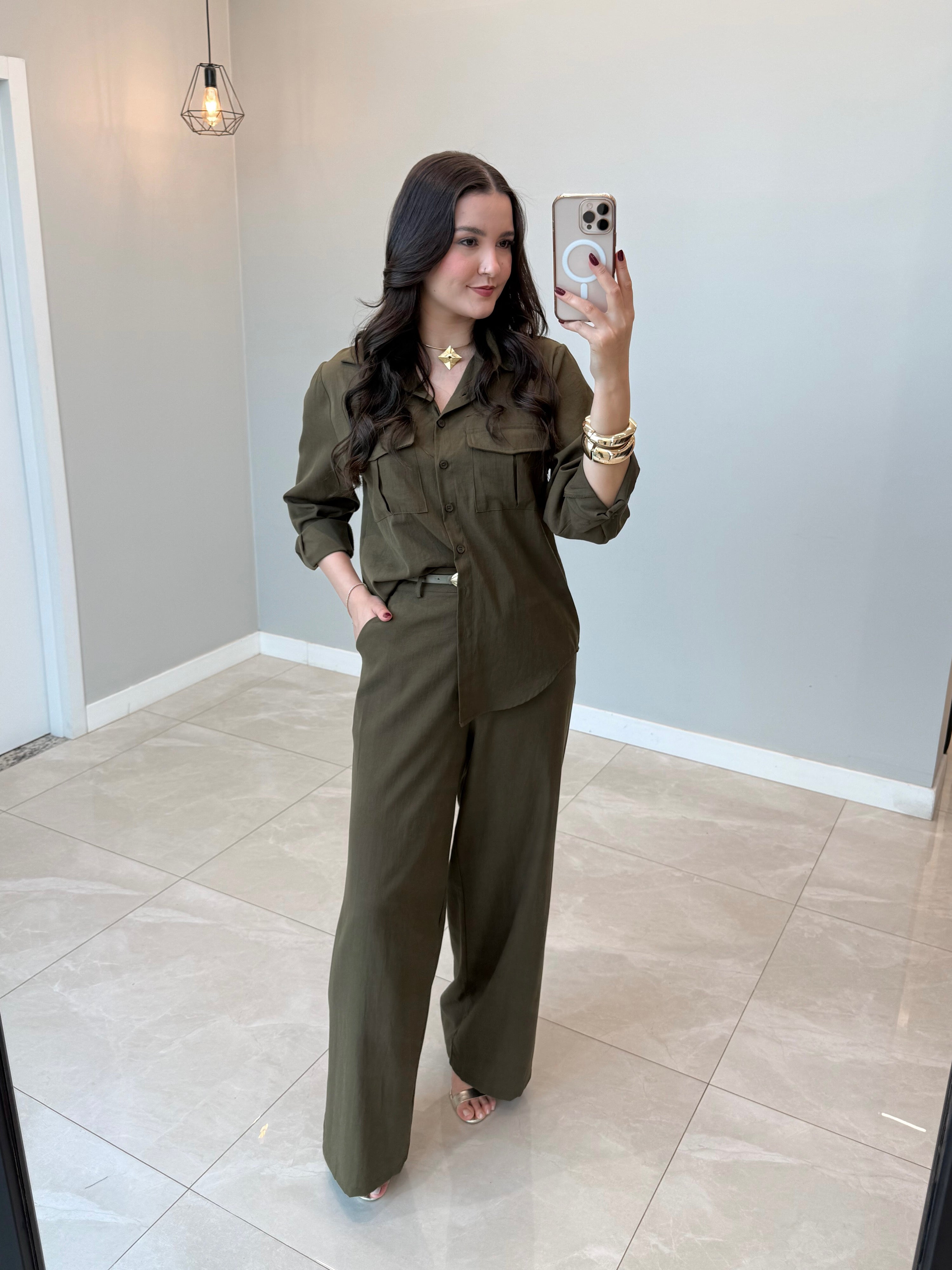 Conjunto Alfaiataria Marcela