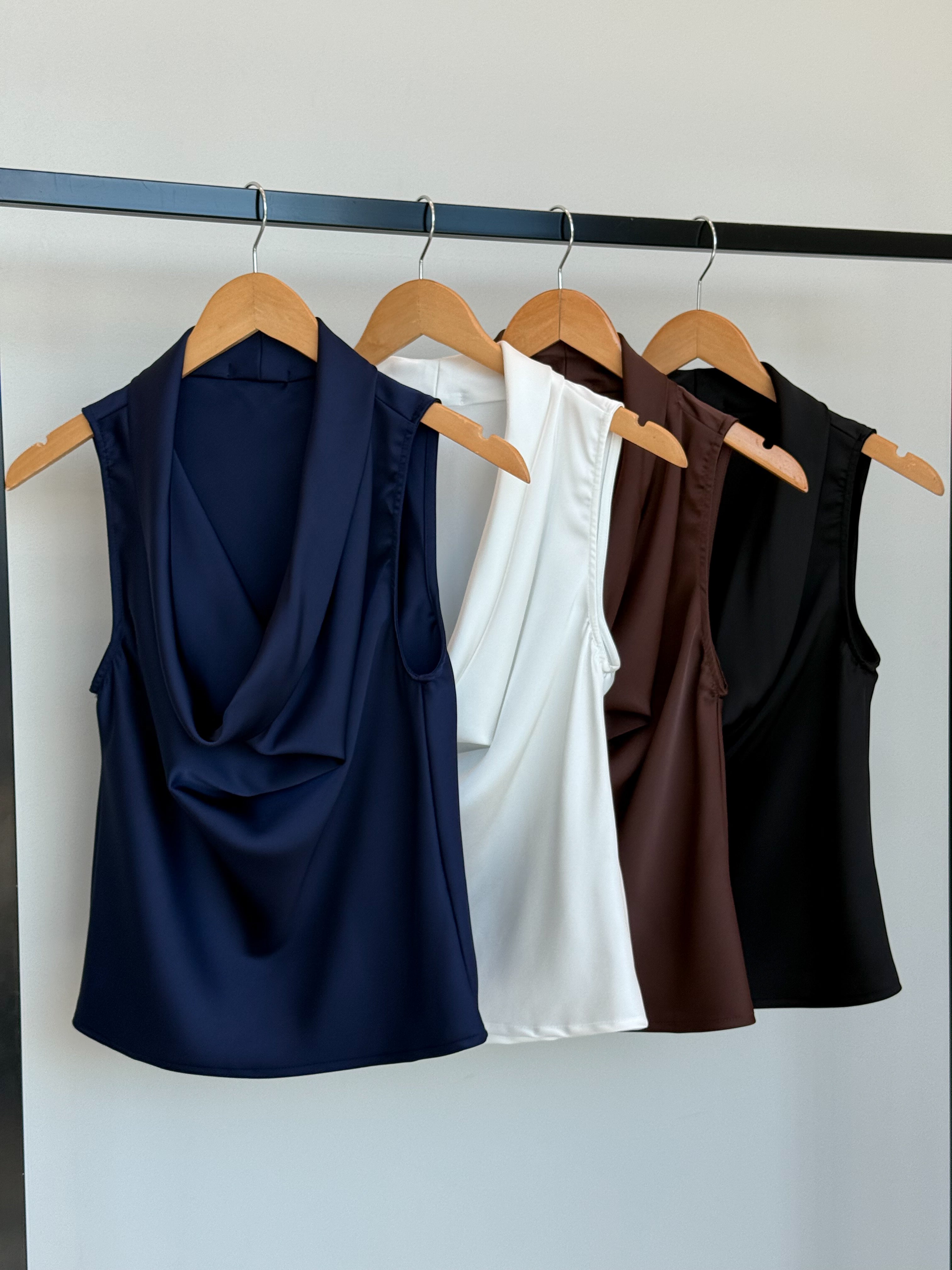 Blusa Cetim Nara