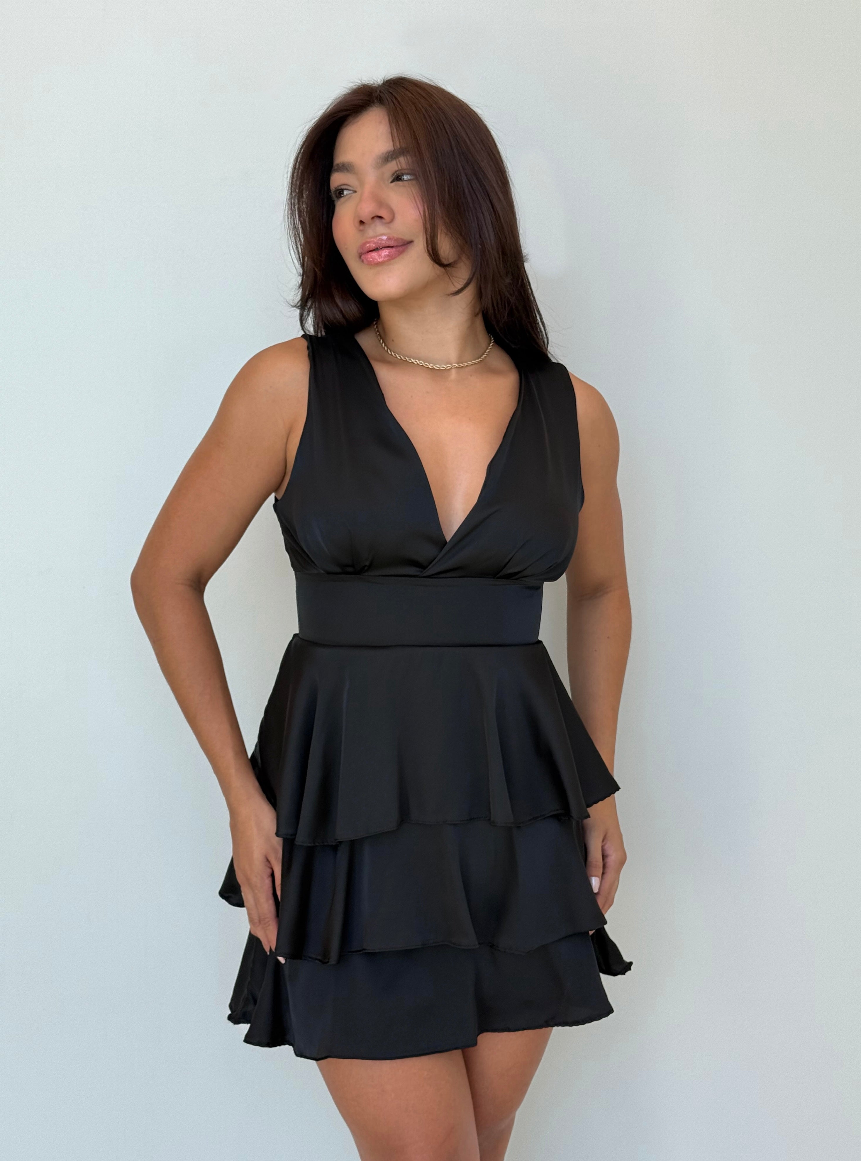Vestido Acetinado Cecília