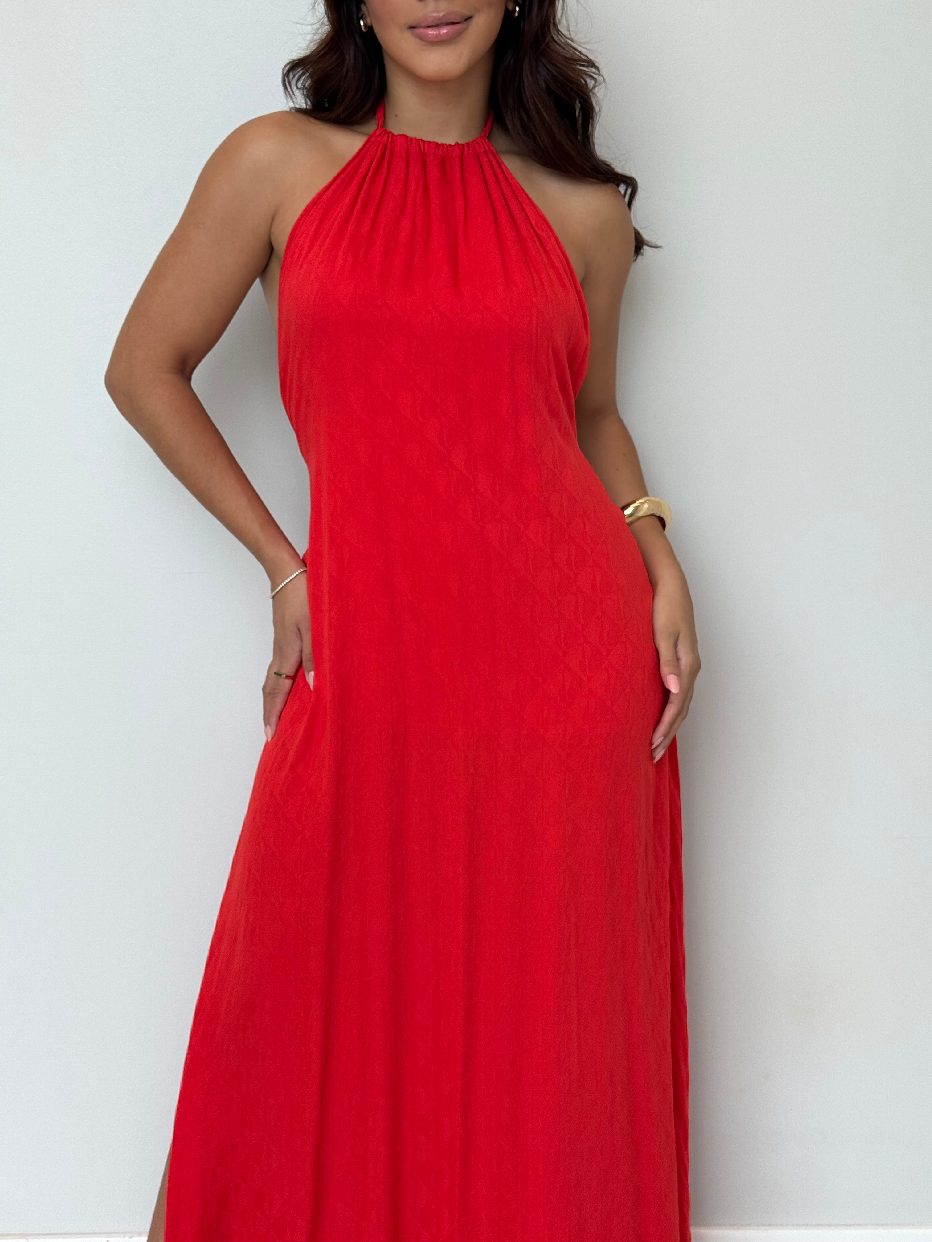 Vestido Longo Frente Única