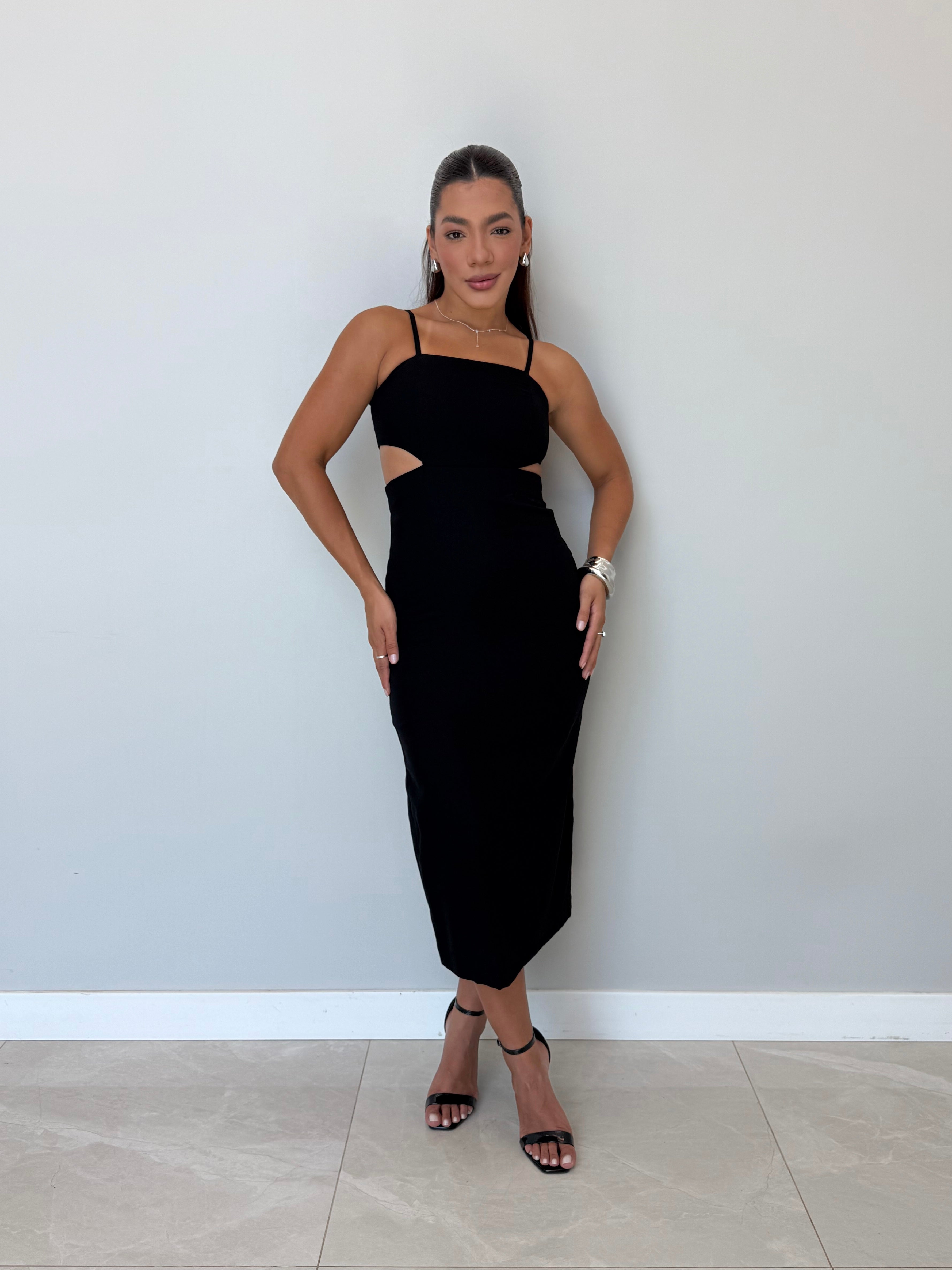 Vestido Midi Linho Beatriz