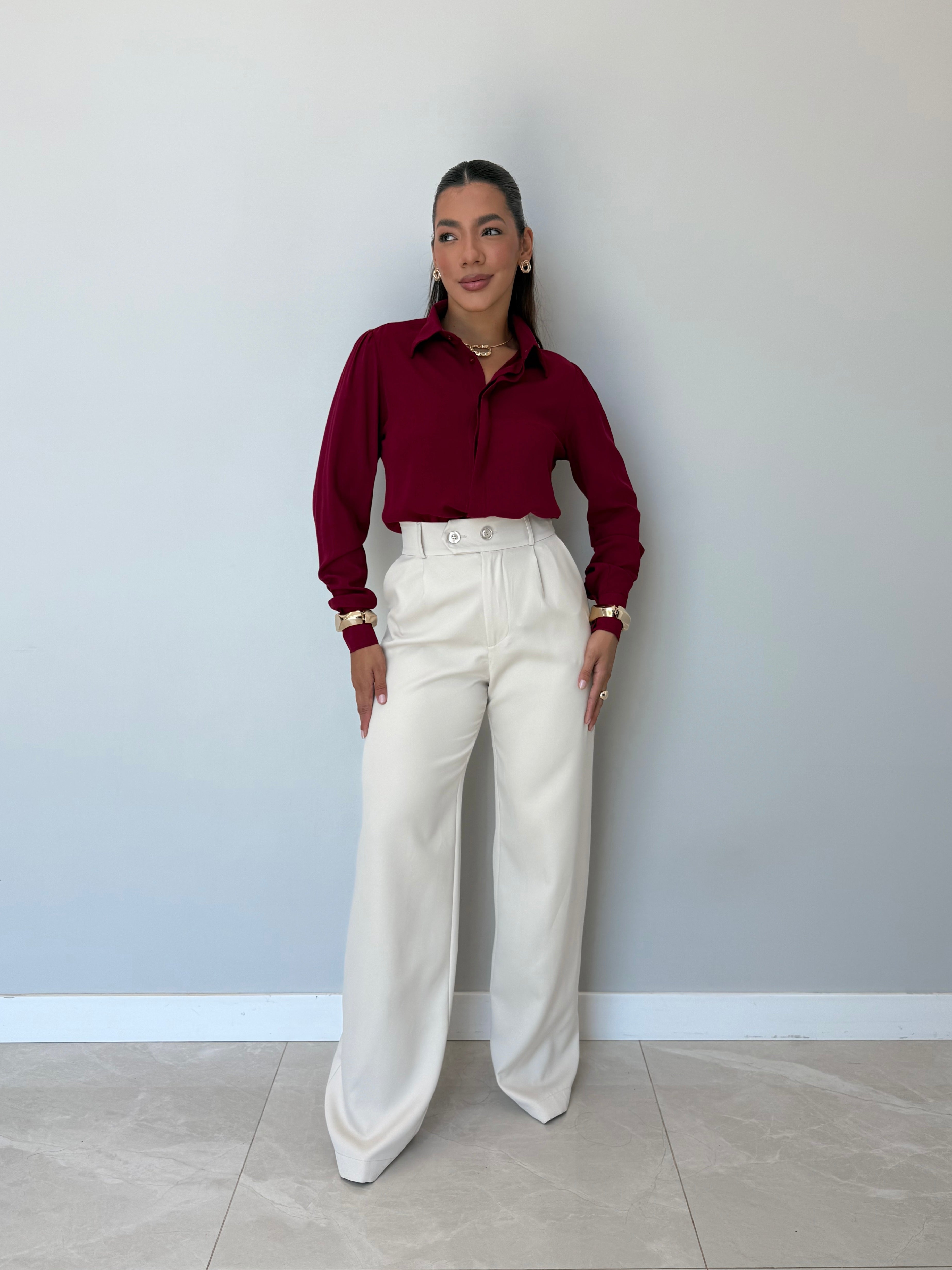 Camisa Manga Longa Livia