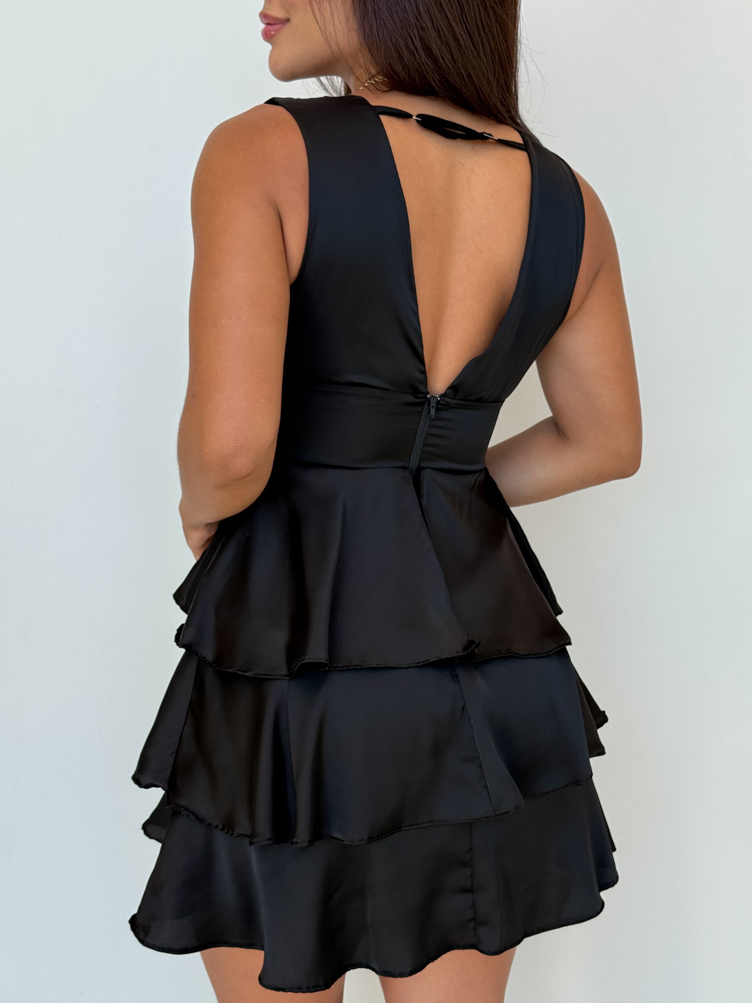 Vestido Acetinado Cecília