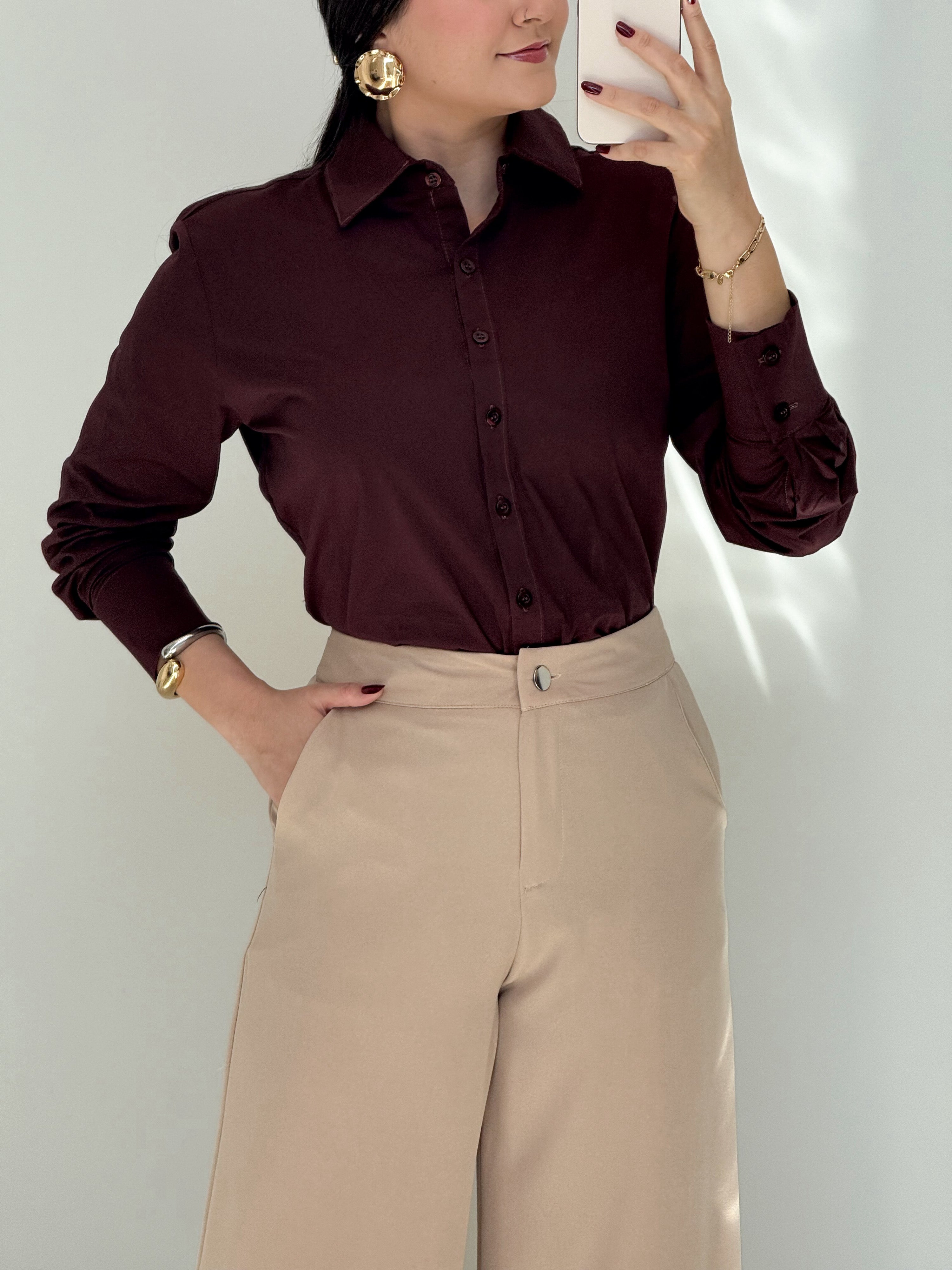 Camisa Tricoline Paola