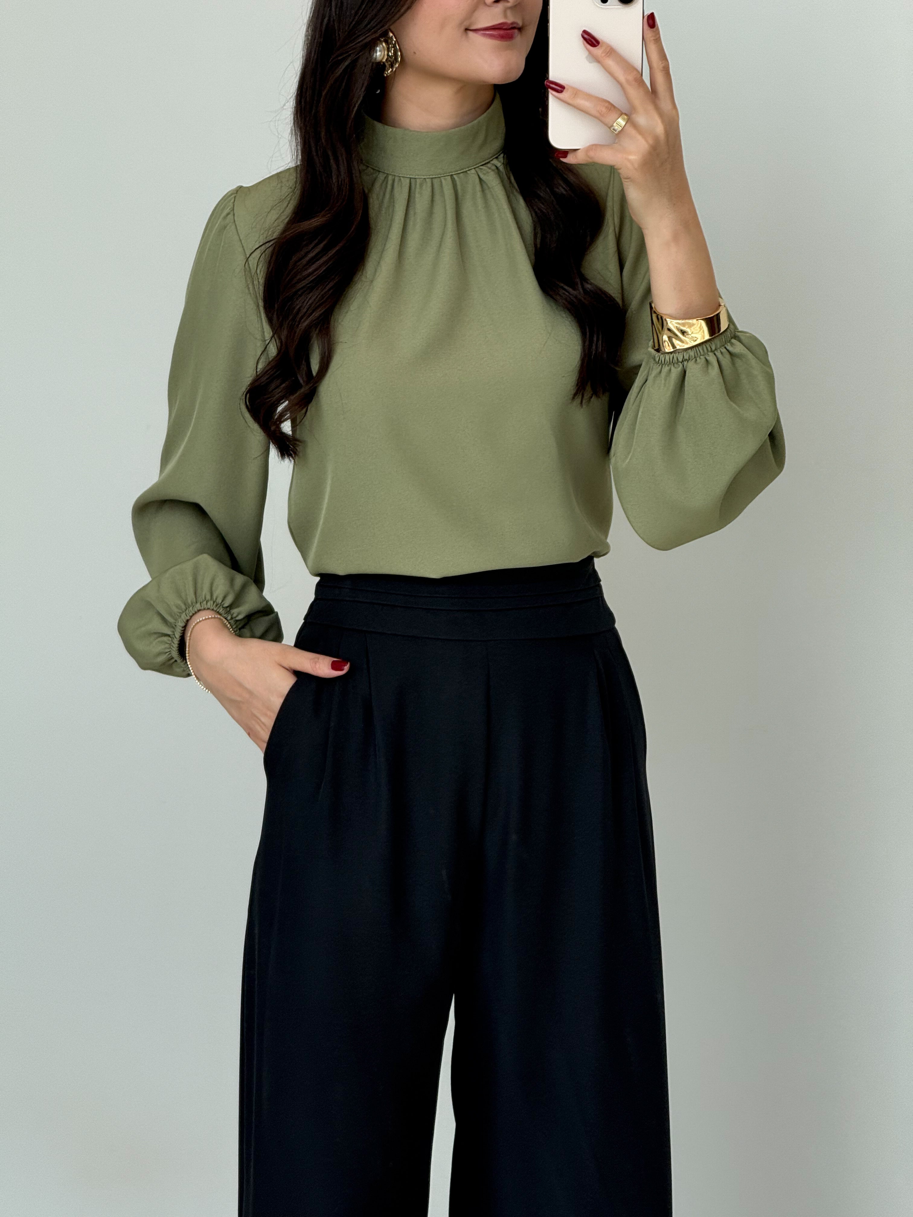 Blusa Manga Longa Ellen