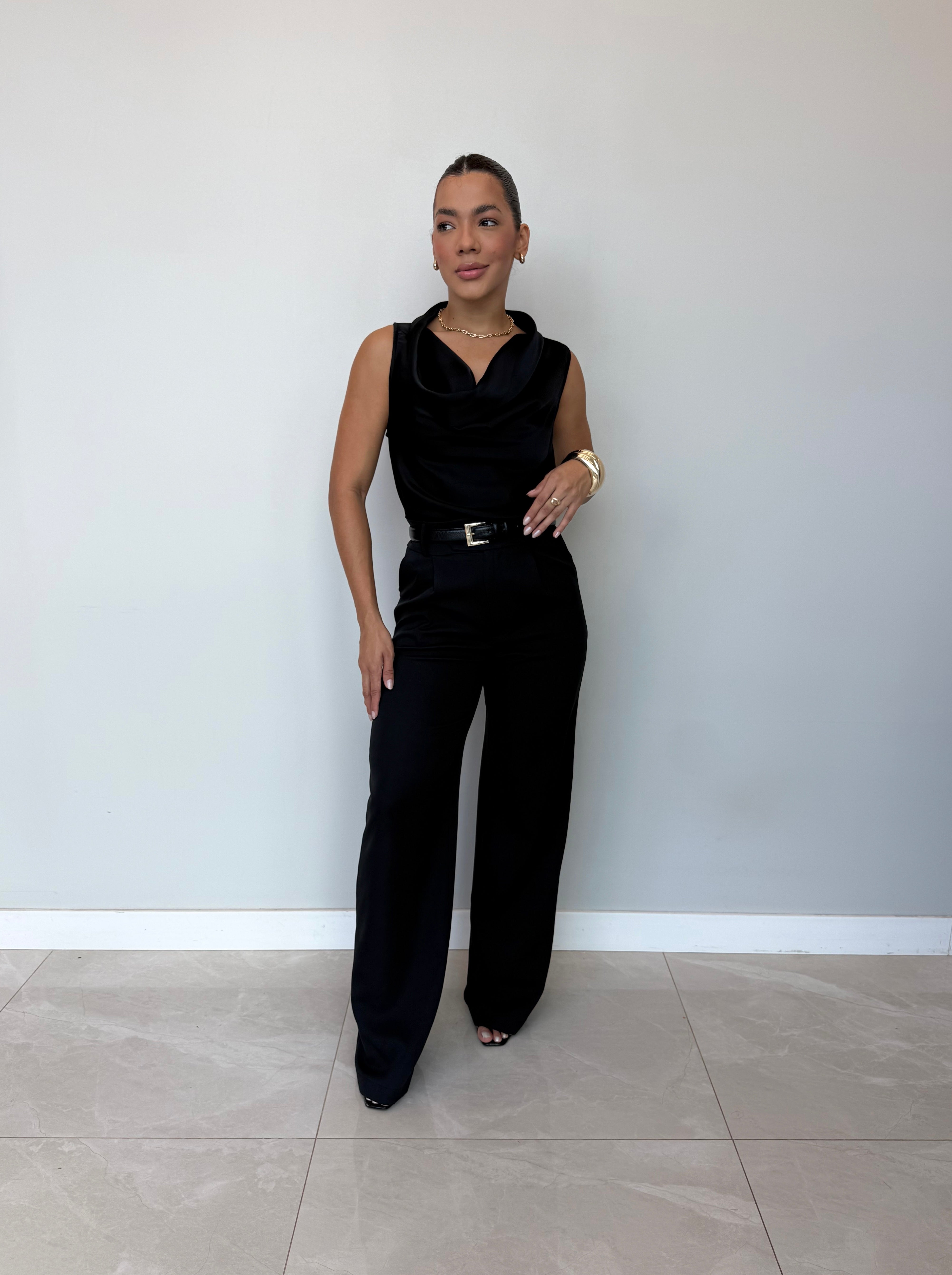 Blusa Cetim Nara