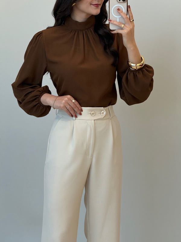 Blusa Manga Longa Ellen