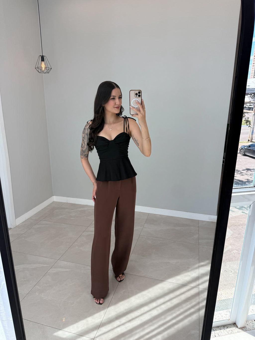 Blusa Peplum Thálita