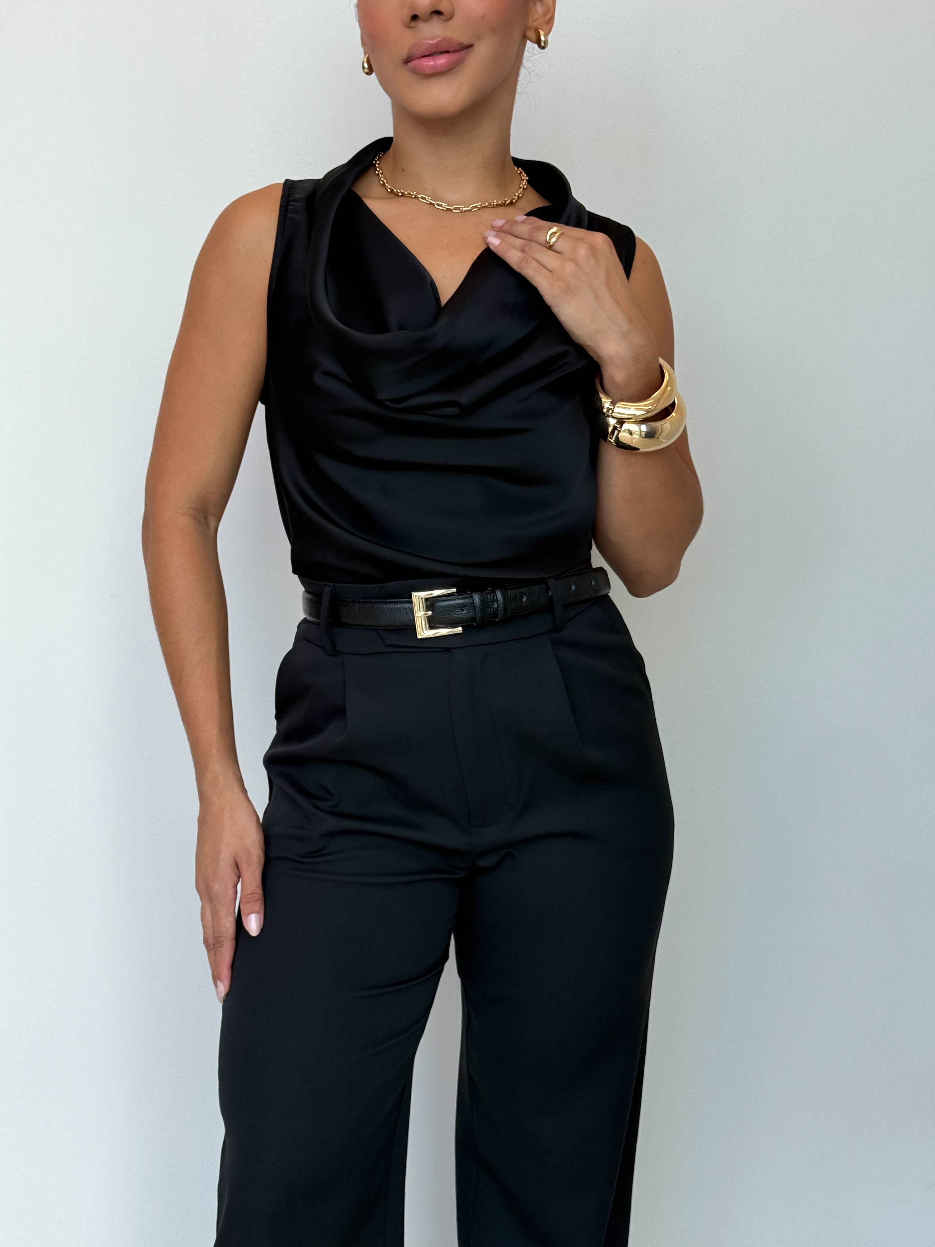 Blusa Cetim Nara