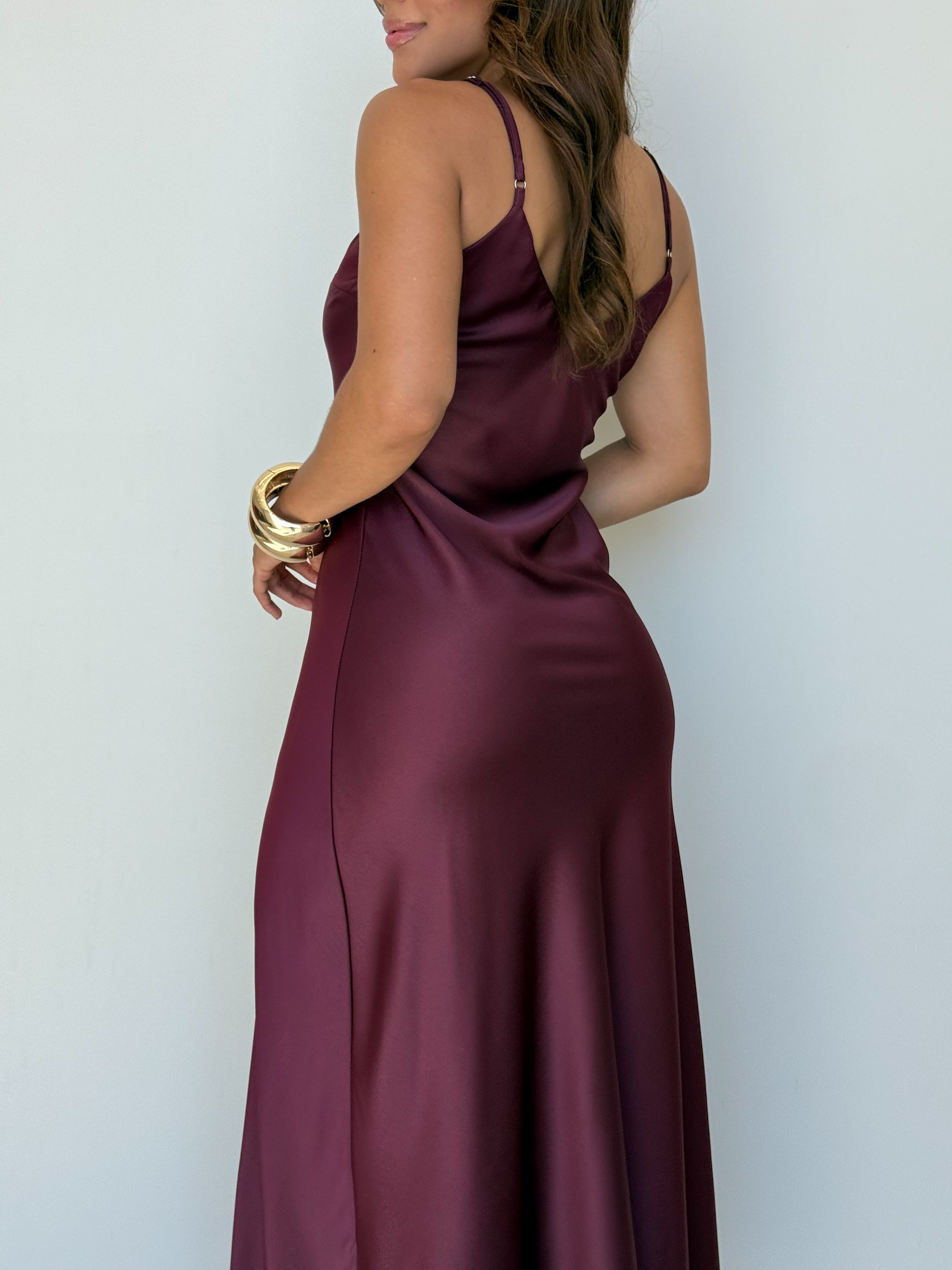 Vestido Alycia Cetim