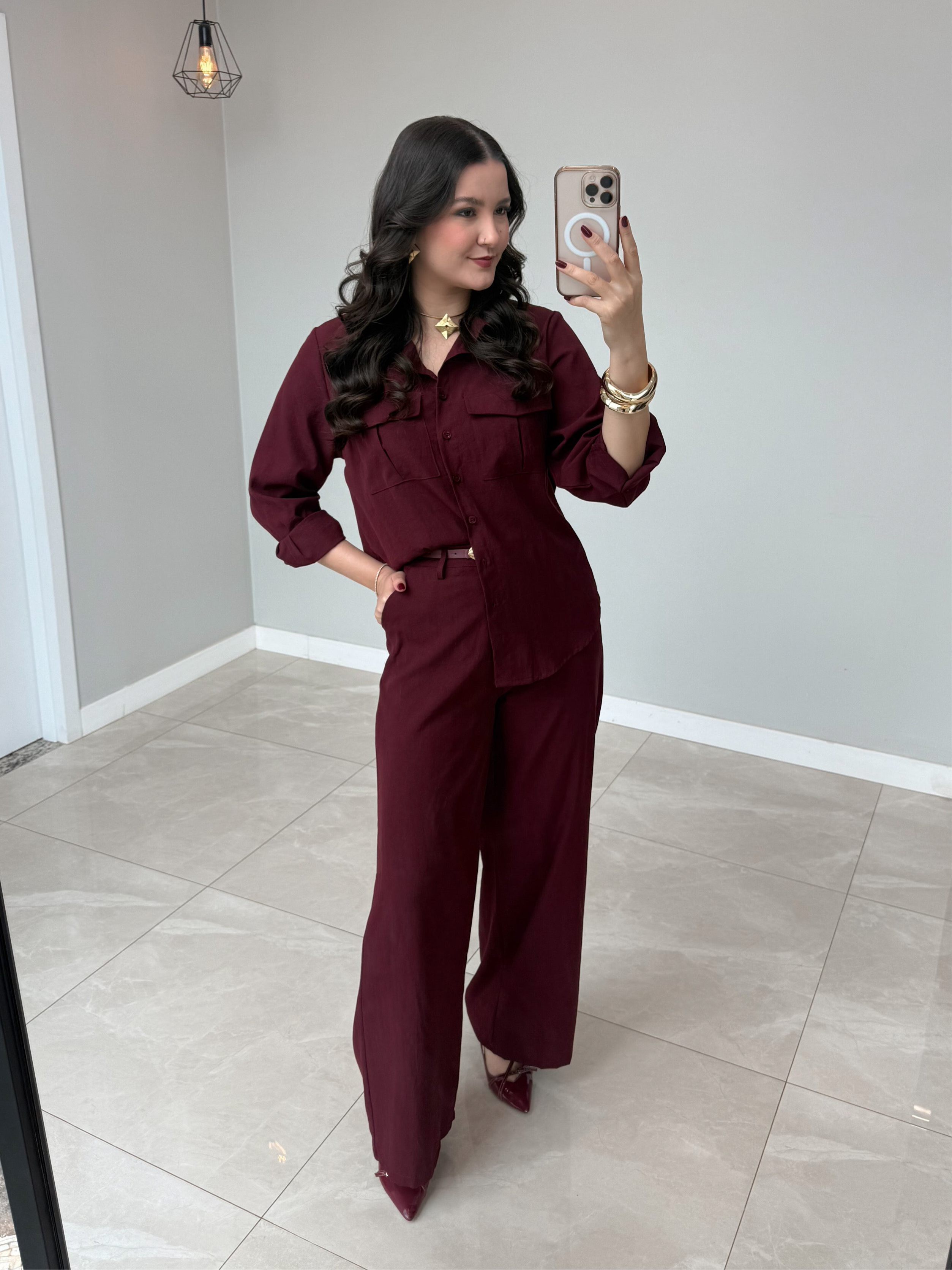 Conjunto Alfaiataria Marcela