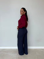 Calça Pantalona Linho Agatha