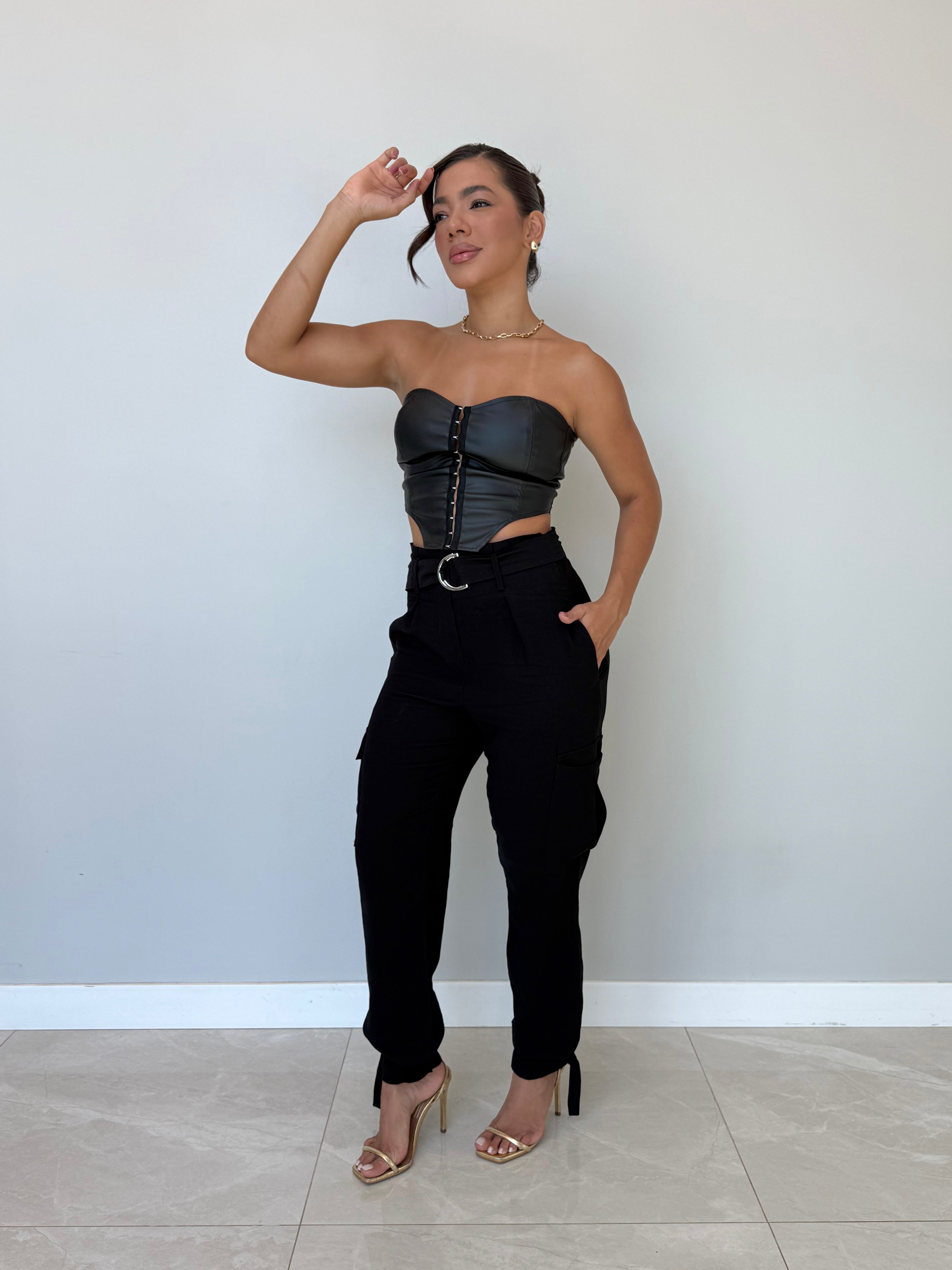 Corset Couro