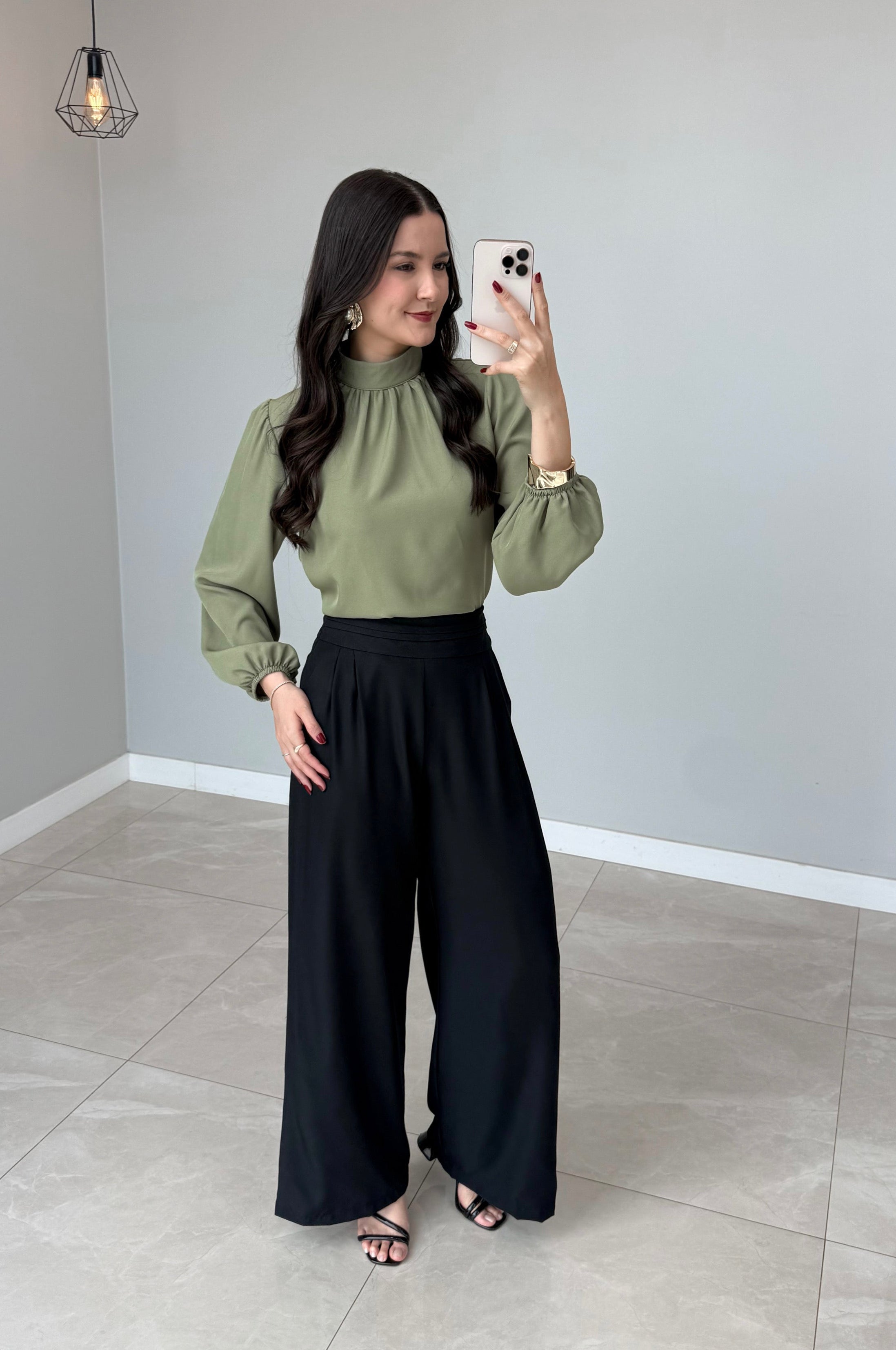 Blusa Manga Longa Ellen