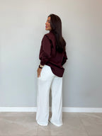 Calça Pantalona Linho Agatha