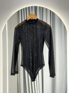 Body Tule Preto
