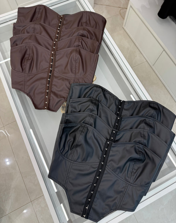 Corset Couro