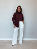 Calça Pantalona Linho Agatha