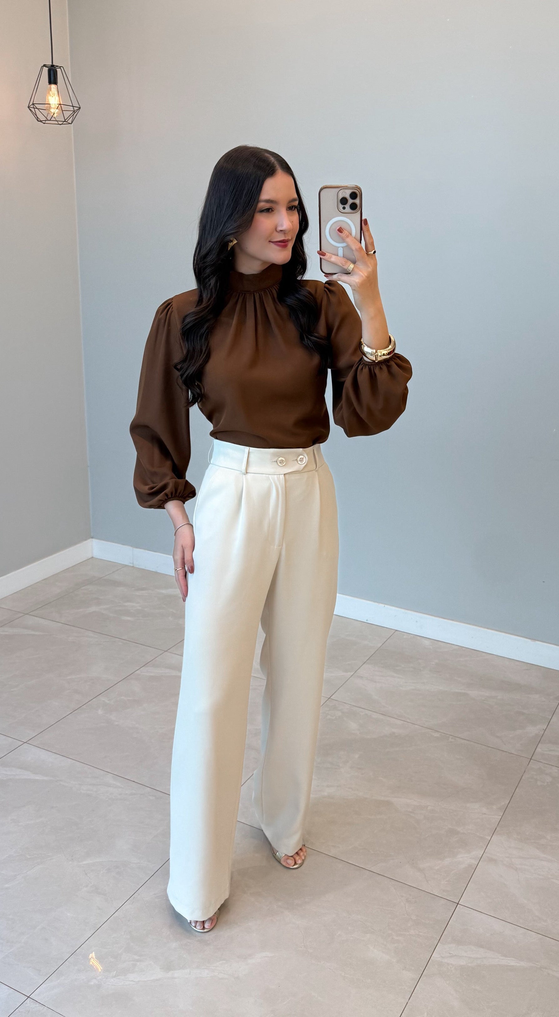Blusa Manga Longa Ellen
