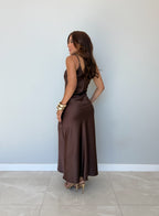 Vestido Alycia Cetim